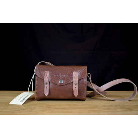 Sac Cuir Paul Marius LeMini Indispensable Naturel - Maroquinerie Quey Charlieu