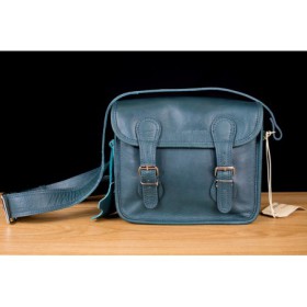 Sac Cuir Paul Marius LaSacoche S Cobalt - Maroquinerie Quey Charlieu