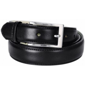 Ceinture cuir Les Ateliers Fourès 10031 Noir - Maroquinerie Quey Charlieu