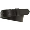 Ceinture cuir Les Ateliers Fourès 50348 Noir - Maroquinerie Quey Charlieu