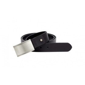 Ceinture cuir Les Ateliers Fourès 50613 Noir - Maroquinerie Quey Charlieu
