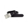 Ceinture cuir Les Ateliers Fourès 50613 Noir - Maroquinerie Quey Charlieu