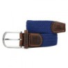 Billy Belt Ceinture Bleu Cobalt - Maroquinerie Quey Charlieu