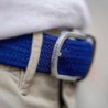 Billy Belt Ceinture Bleu Cobalt - Maroquinerie Quey Charlieu