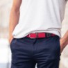 La ceinture élastique Billy Belt Rouge Pastèque est pratique et élégante