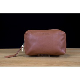 Trousse cuir Paul Marius ADELE Naturel - Maroquinerie Quey Charlieu