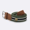 Ceinture Faguo  KAK13 Kaki Marine-Maroquinerie Quey Charlieu