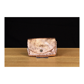 Porte Monnaie cuir Paul Marius LeGustave Or Rose - Maroquinerie Quey Charlieu