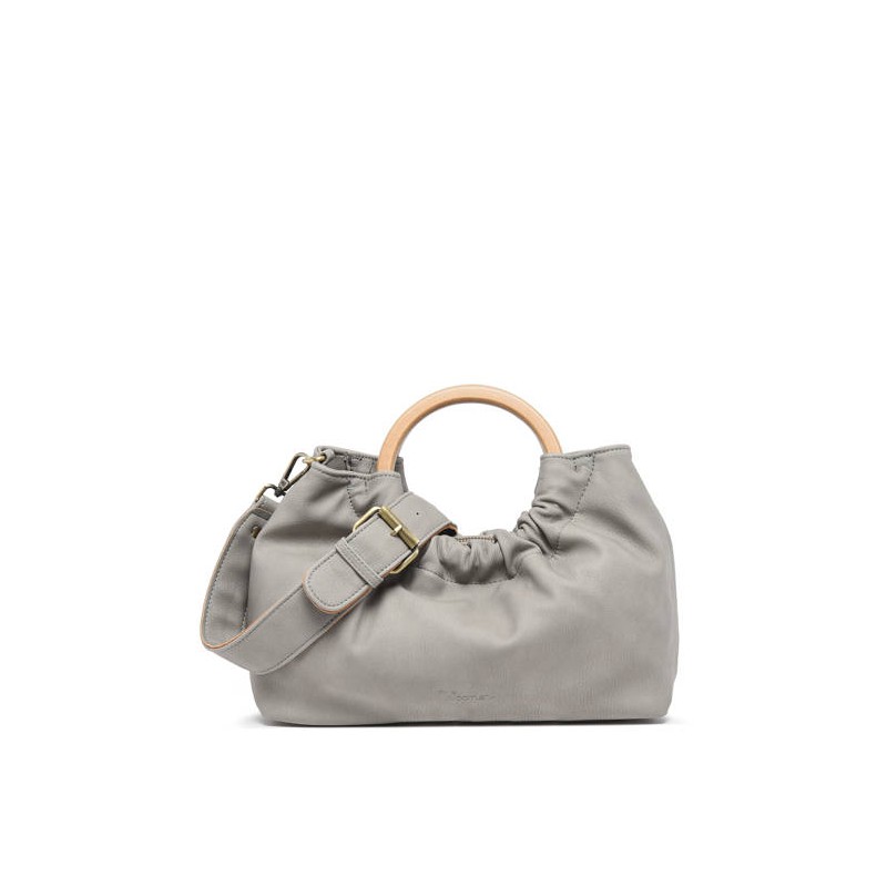 Sac Porté main Woomen Vegan WACAC 35 Light Grey - Maroquinerie Quey Charlieu