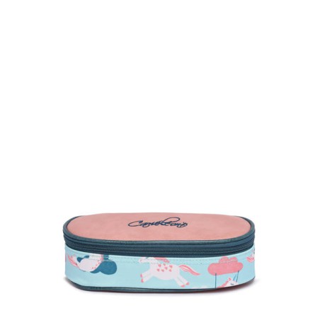 Trousse Caméléon RET PLUM Turquoise Unicorn - Maroquinerie Quey Charlieu