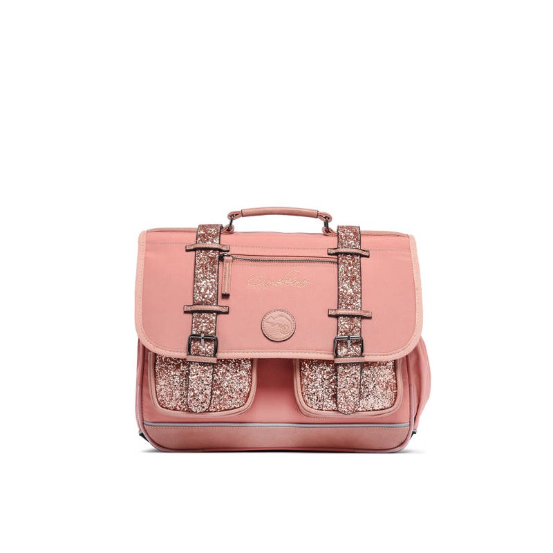Cartable Caméléon VIG CA38 Glossy Pink - Maroquinerie Quey Charlieu