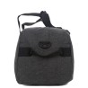 SAC DE VOYAGE EASTPAK STAND S BLACK DENIM MAROQUINERIE QUEY CHARLIEU