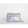 Sac Cuir Paul Marius Diane S Blanc Holographique - Maroquinerie Quey Charlieu