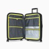 Valise Elite E2129 Pure Large 4 roues 75cm Anthracite - Maroquinerie Quey Charlieu