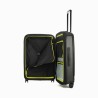 Valise cabine 4 roues Elite Pure Premium E2121 Rugged Black - Maroquinerie Quey Charlieu