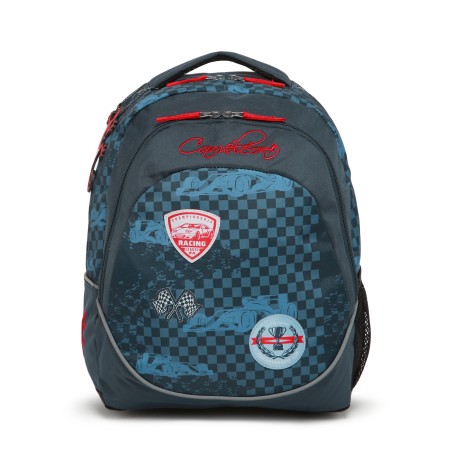 Sac à Dos Caméléon 39 cm BAS SD39 Navy Red Cars  - Maroquinerie Quey Charlieu