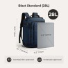 Sac à dos Underseater Bagsmart Blast Bleu Marine - Maroquinerie Quey Charlieu