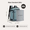 Sac à dos Elite BM010 Underseat Blast bleu ciel-Maroquinerie Quey Charlieu