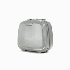 Vanity Case toploader Cool Grey Maroquinerie Quey Charlieu