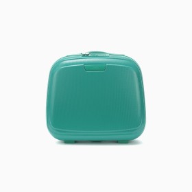 Vanity Case toploader Vert Emeraude Maroquinerie Quey Charlieu