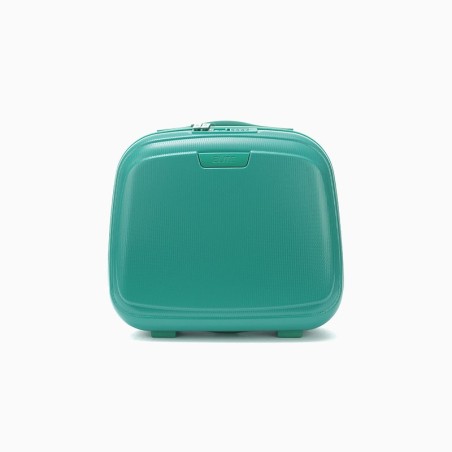 Vanity Case toploader Vert Emeraude Maroquinerie Quey Charlieu