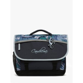 Cartable Caméléon BAS CA38 Navy Tropical - maroquinerie Quey Charlieu