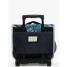 Cartable à roulettes Caméléon BAS CR38 Navy Tropical - Maroquinerie Quey Charlieu
