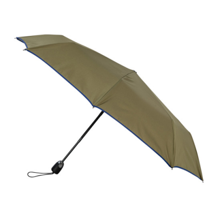 Parapluie pliant  Les Essentiels Maison Piganiol 55.49 Pesto finition Bleu Klein - Maroquinerie Quey Charlieu