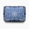 Porte cartes Ögon Oslo V2 Bandana Blue - Maroquinerie Quey Charlieu